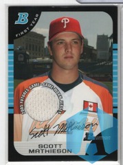 2005 Bowman Draft Futures Game Jerseys Scott Mathieson #BDP126 Rookie